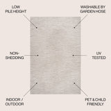 Ethan Modern Flatweave Solid Indoor/Outdoor Area Rug