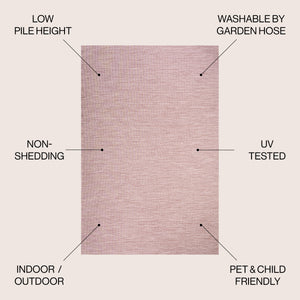 Ethan Modern Flatweave Solid Indoor/Outdoor Area Rug