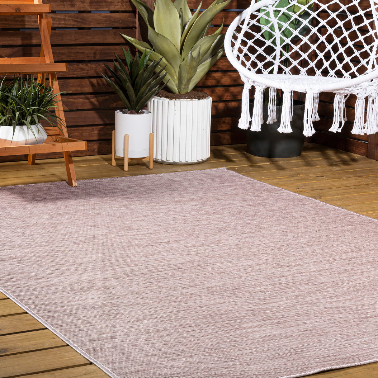 Ethan Modern Flatweave Solid Indoor/Outdoor Area Rug