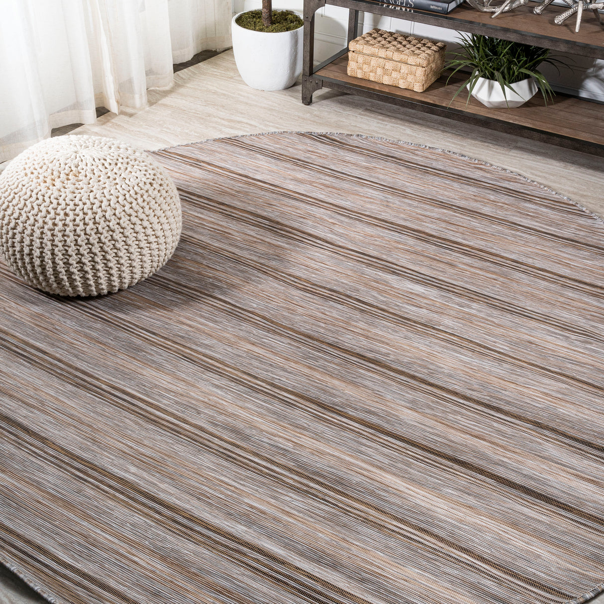 Bo-Modern-Farmhouse-Wide-Stripe-Indoor/Outdoor-Round-Area-Rug-Outdoor-Rugs