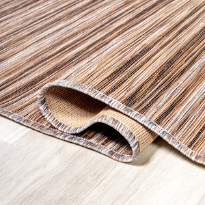 Finn Modern Farmhouse Pinstripe Indoor/Outdoor Area Rug