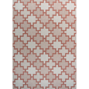 Cyrus Simple Geometric Tile Pattern Indoor/Outdoor Area Rug