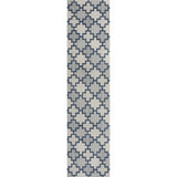 Cyrus Modern Geometric Tile Pattern Indoor/Outdoor Runner Rug