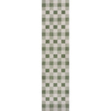 Darcy Traditional Geometric Bold Gingham Indoor/Outdoor Runner Rug