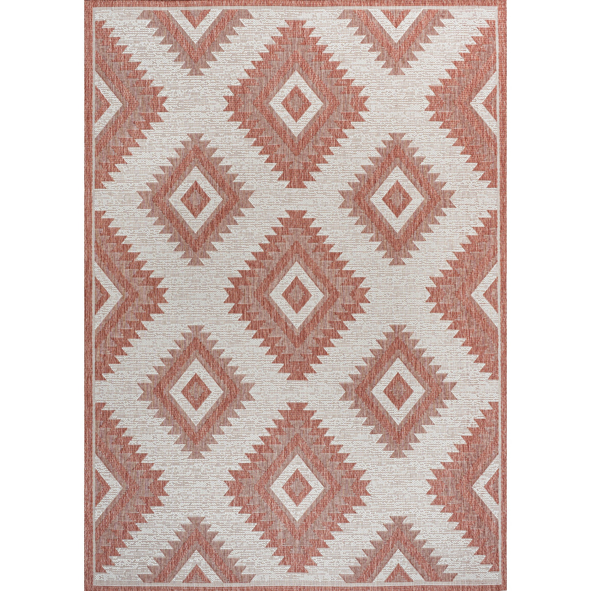Lior Geometric Moroccan Chic Diamond Indoor/Outdoor Area Rug