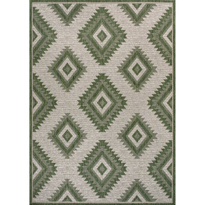Lior Geometric Moroccan Chic Diamond Indoor/Outdoor Area Rug