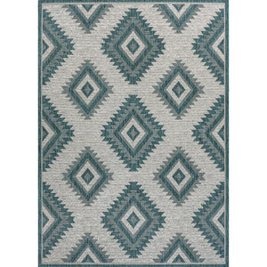 Lior Geometric Moroccan Chic Diamond Indoor/Outdoor Area Rug