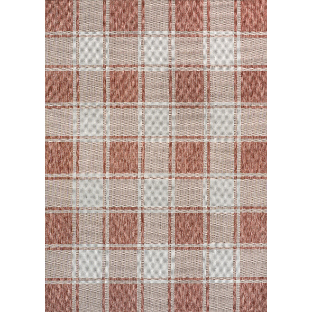 Sabine Traditional Farmhouse Bold Gingham Indoor/Outdoor Area Rug