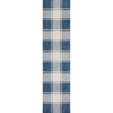 Sabine Traditional Farmhouse Bold Gingham Indoor/Outdoor Runner Rug