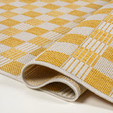 Aimee Traditional Cottage Chic Checkerboard Indoor/Outdoor Area Rug