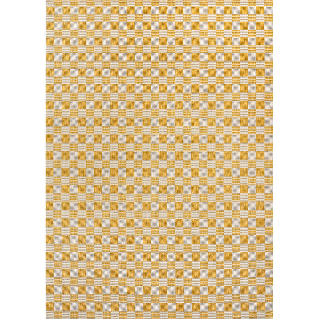 Aimee Traditional Cottage Chic Checkerboard Indoor/Outdoor Area Rug