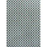 Aimee Traditional Cottage Chic Checkerboard Indoor/Outdoor Area Rug