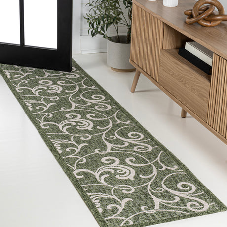 Maribel-Traditional-Classic-All-Over-Scroll-Indoor/Outdoor-Runner-Rug-Runner-Rugs