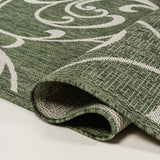 Maribel Traditional Classic All-Over Scroll Indoor/Outdoor Runner Rug