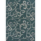 Maribel Traditional Classic Bold All-Over Scroll Indoor/Outdoor Area Rug