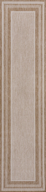Beckett Classic Casual Border Stripe Indoor/Outdoor Runner Rug