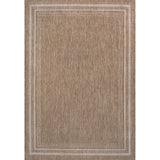 Lido Traditional Casual Pinstripe Border Indoor/Outdoor Area Rug