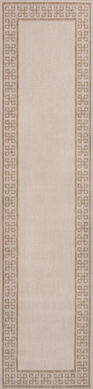 Athena Classic Geometric Border Indoor/Outdoor Runner Rug