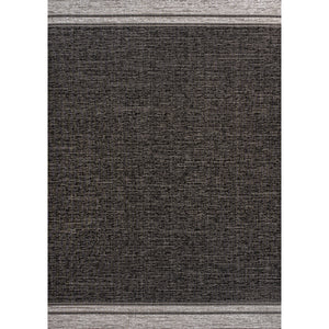 Alda Modern Minimalist Mingled Solid Indoor/Outdoor Area Rug