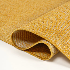 Alda Modern Minimalist Mingled Chic Solid Indoor/Outdoor Area Rug