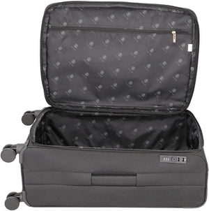 ROBERTO CAVALLI 3-Piece Softside Spinner Luggage Set – Luxury Carry-On & Checked Suitcases