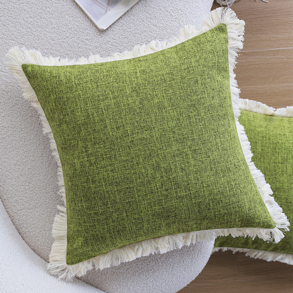 Boho-chic style lumbar throw pillow Pack of 1 size 12"x20" and 18"x18"