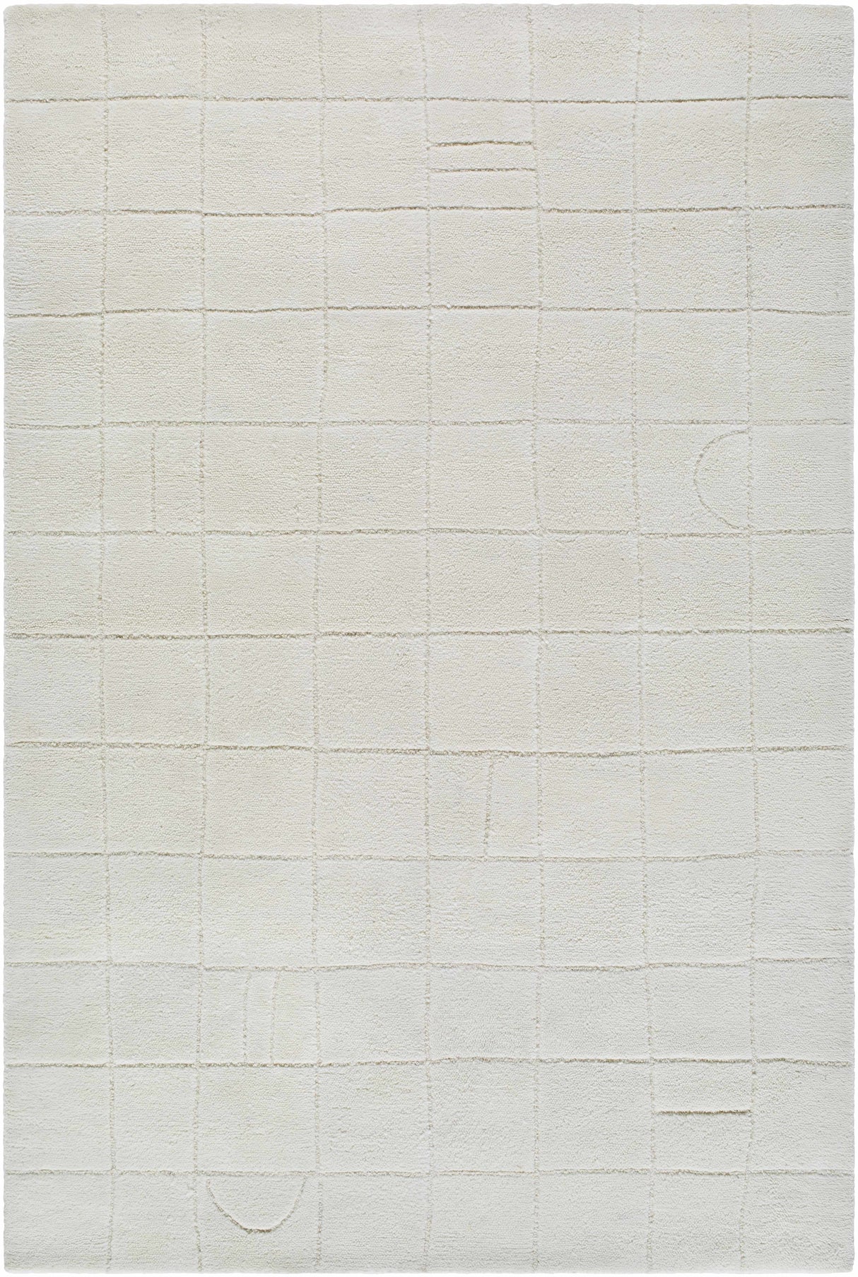 Tuuka Silver Beige Area Rug - Clearance