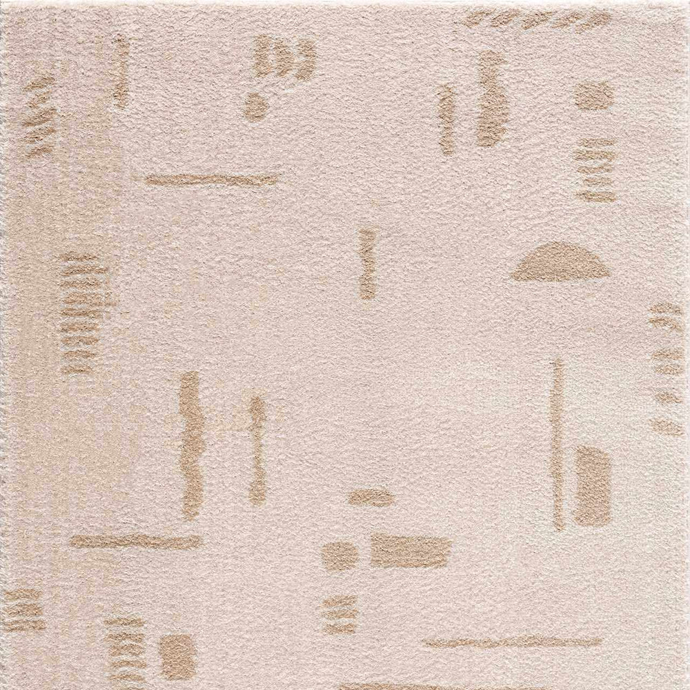 Azriel Beige Washable Area Rug