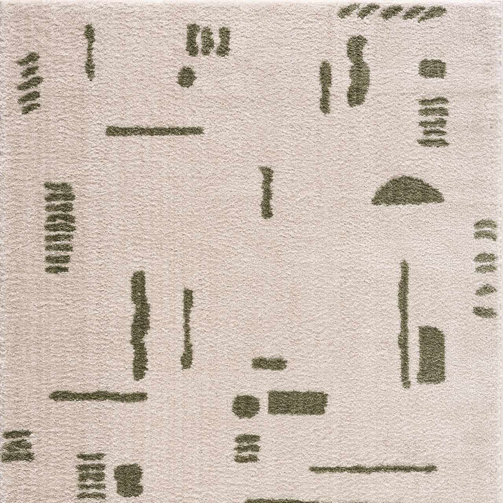 Azriel Green Washable Area Rug