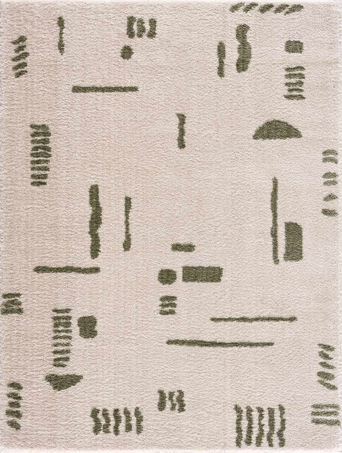 Azriel Green Washable Area Rug