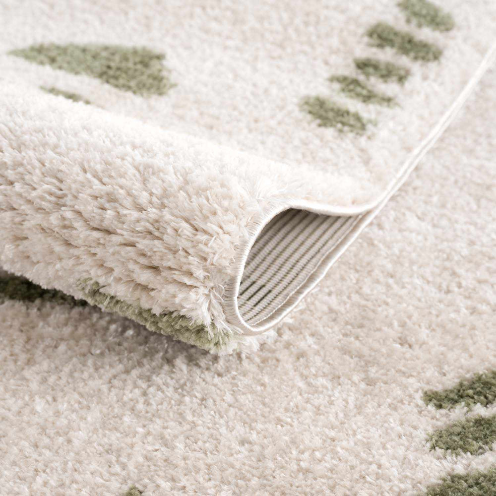 Azriel Green Washable Area Rug