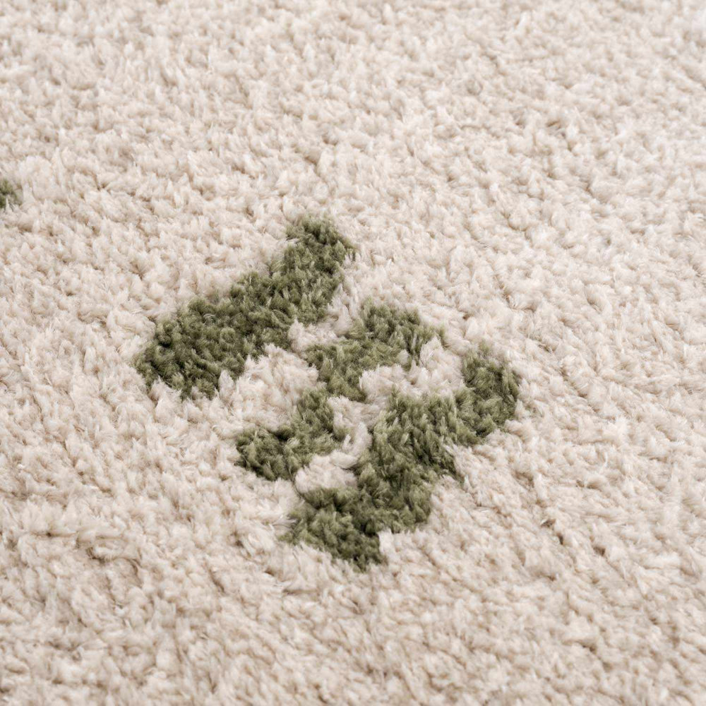 Azriel Green Washable Area Rug