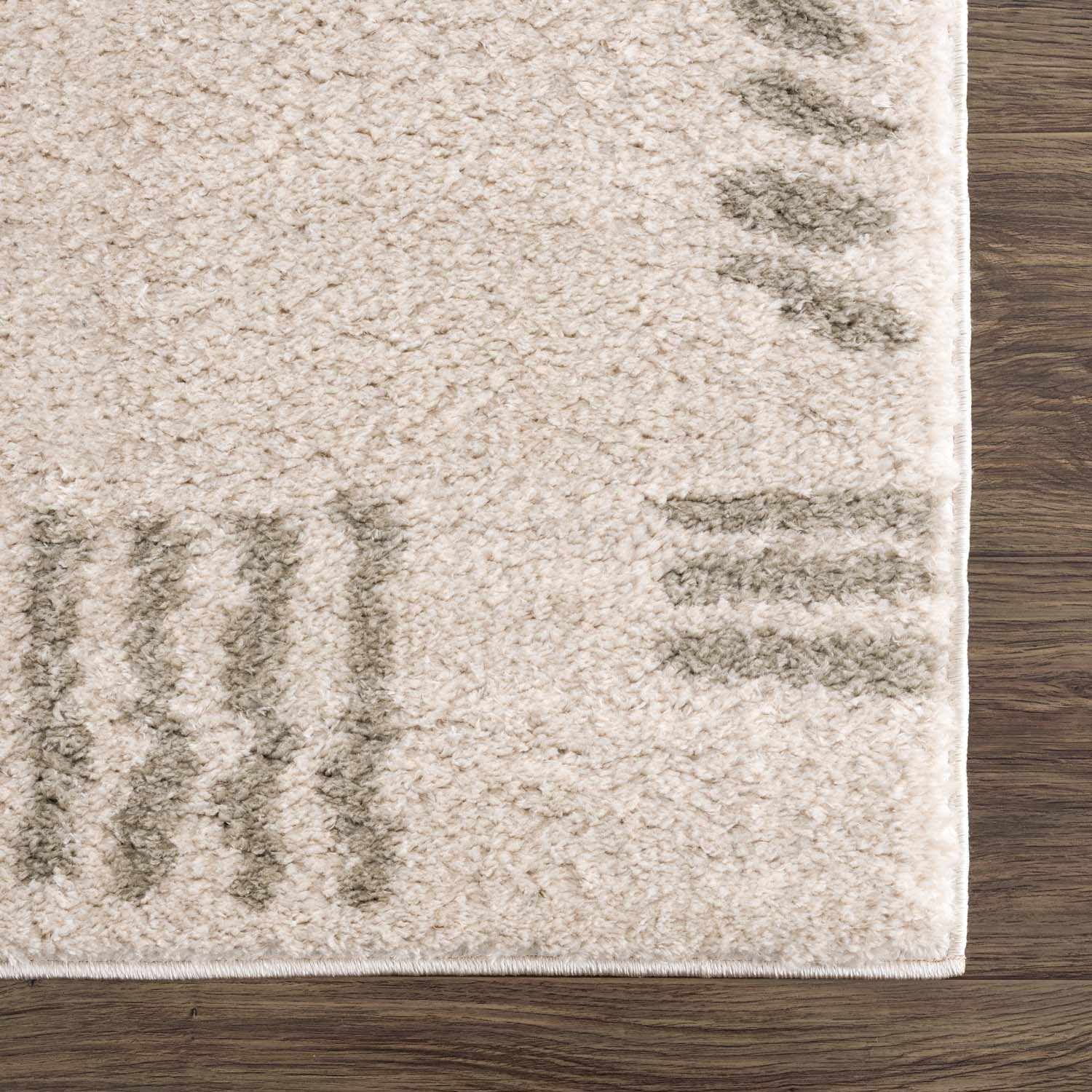 Azriel Gray Washable Area Rug