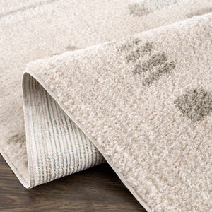 Azriel Gray Washable Area Rug