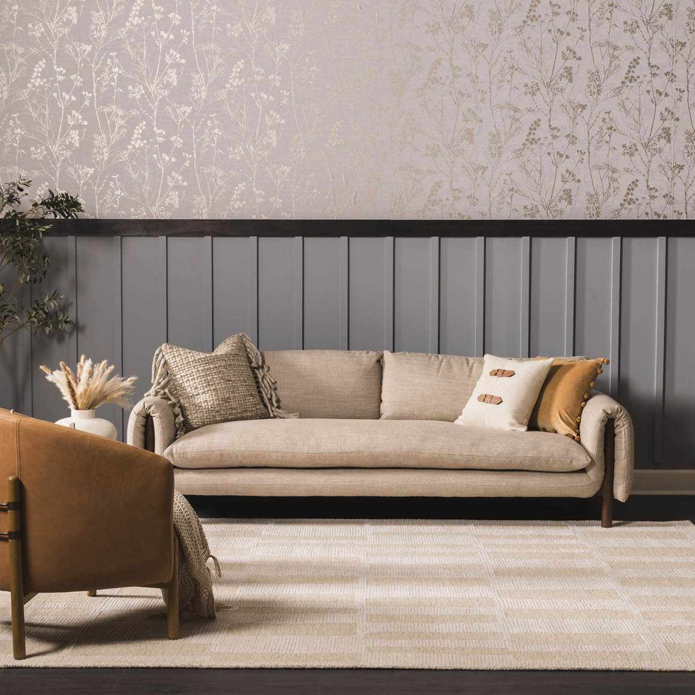 Teige Light Silver Area Rug