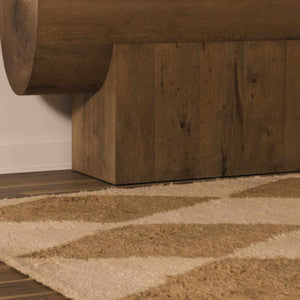 Tivka Diamond Checkered Wool Rug