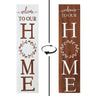 Home reversible porch sign