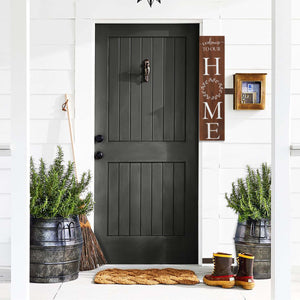 Home reversible porch sign