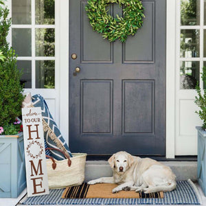 Home reversible porch sign