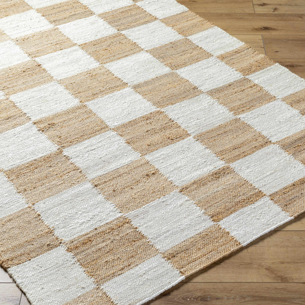 Tyhir Checkered Jute Rug