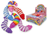 4-Pack Jiggle Wiggle 7-Inch Jumbo Fidget Slug Toy