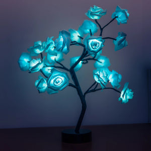 LED Rose Lamp Romantic Light Up Flower Night Light Valentine Gift