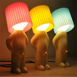 Human Shaped Table Lamp Wireless Battery Operated Novelty Light