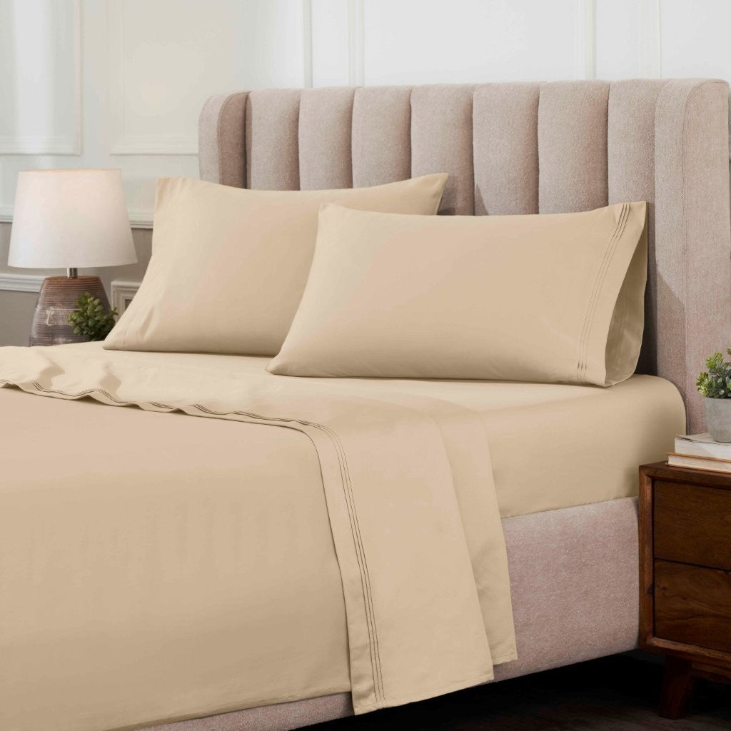 Egyptian Cotton Sateen Sheet Set 1000 Thread Count - Egyptian Cotton Sheet Set by Superior Brand