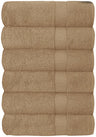 Set of 6 Hotel & Spa 100% Cotton Bath Towels 27x52 Inch