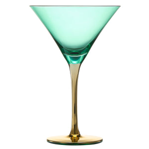 Deco Martini Cocktail Glassware, Set of 4