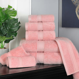 Madison Egyptian Cotton Plush Heavyweight 8 Piece Towel Set