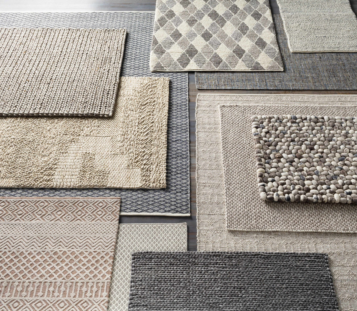 Alessandra Thick Woven Wool Rug - Clearance