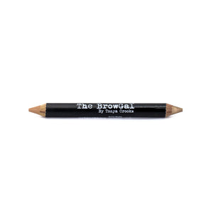 The-BrowGal-Highlighter-Pencil-02-GOLD/NUDE-0.2oz-Imperfect-Box-