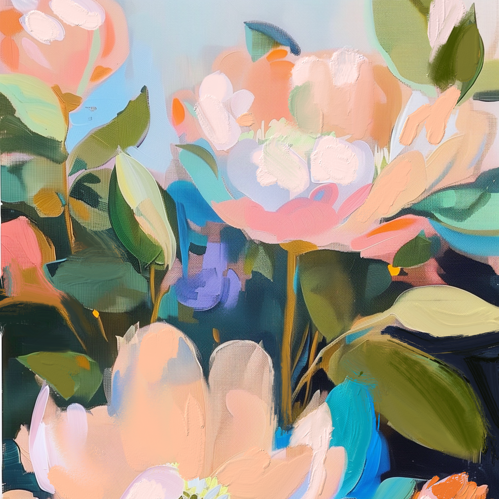 The Peonies Arrived Today Art Print